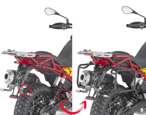 Stelaż kufrów bocznych Givi PLOR8203MK